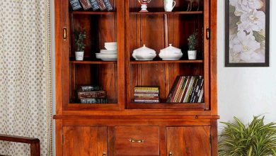 wooden wardrobe