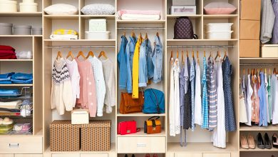 Closet organizing