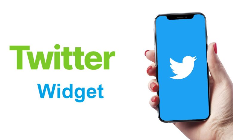 embed twitter widget