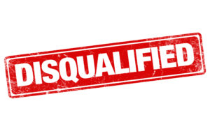 disqualified