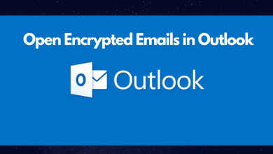 open encrypted emails in Outlook