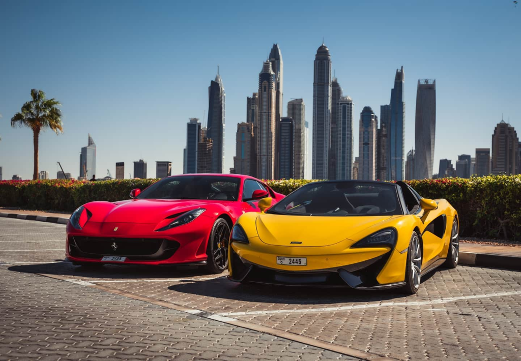 luxury car rental in Dubai