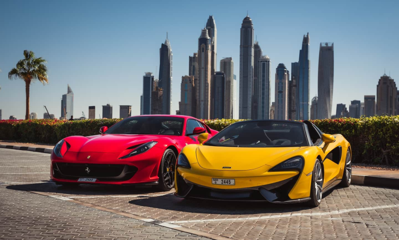 luxury car rental in Dubai