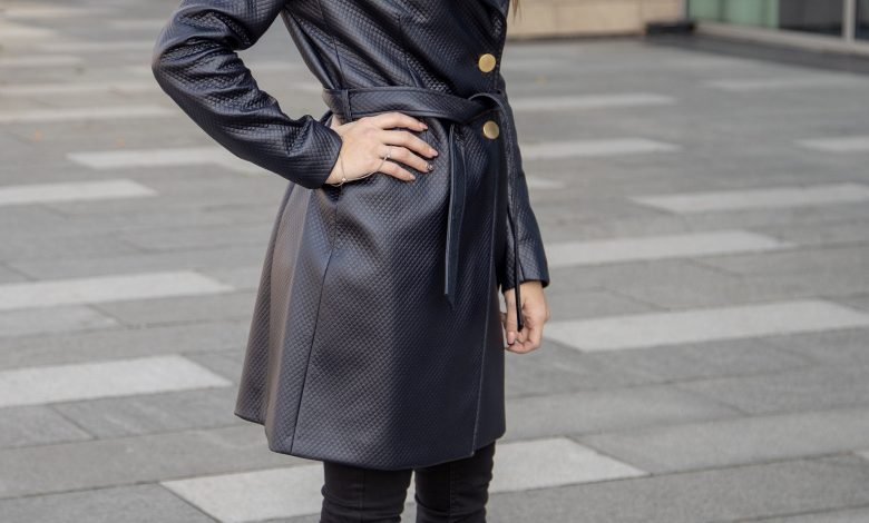 leather coat