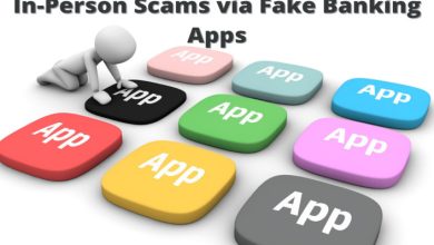 In-Person Scams via Fake Banking Apps