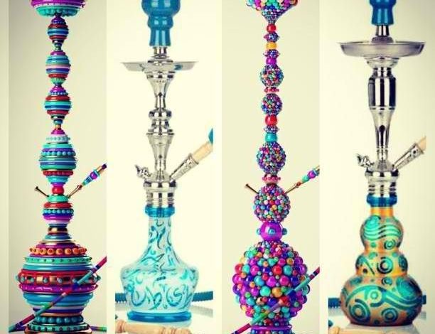 10 hookahs with a unique blow