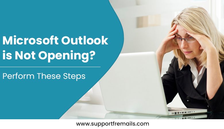 outlook is not opening