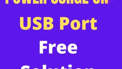 power surge on usb port