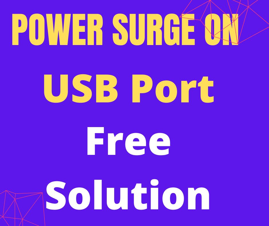 power surge on usb port