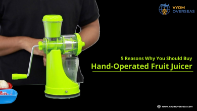 5 Reasons Why You Should Buy A Hand-Operated Fruit Juicer