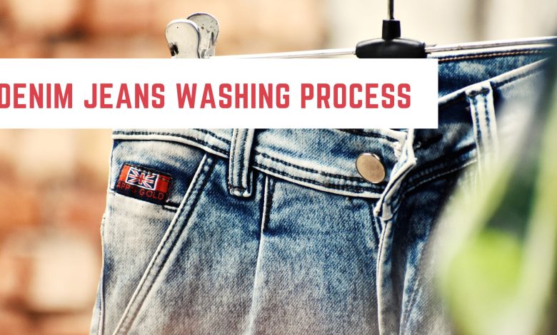 Denim Jeans Washing Process