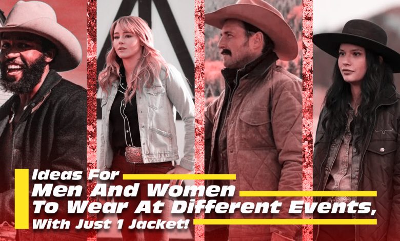 Ideas For Men And Women To Wear At Different Events, With Just 1 Jacket!