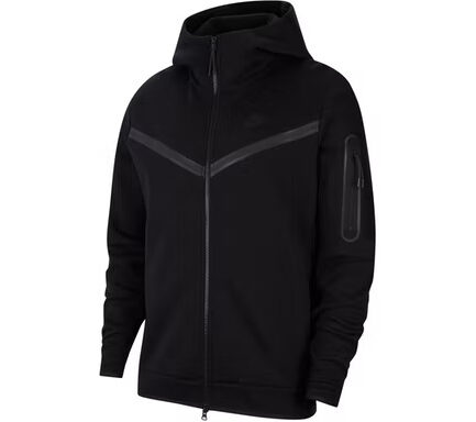 Nikehoods Tech Fleece Full Zip Hoodie Asia Sizing Black