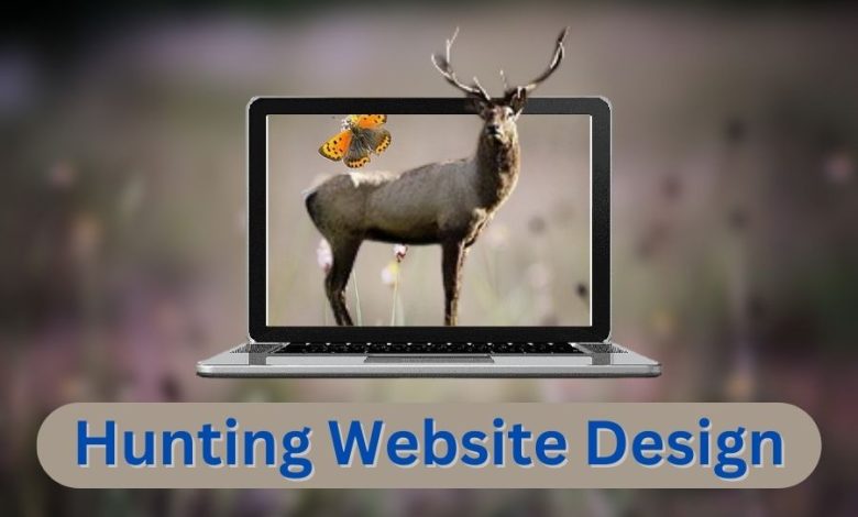 hunting website design