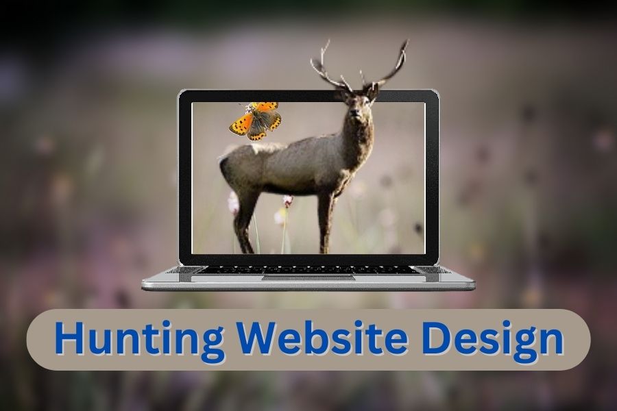 hunting website design